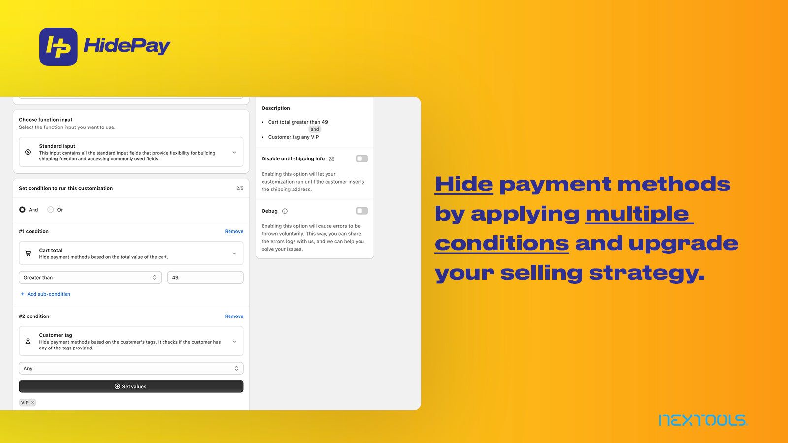 HidePay_Hide, Sort & rename payment_methods