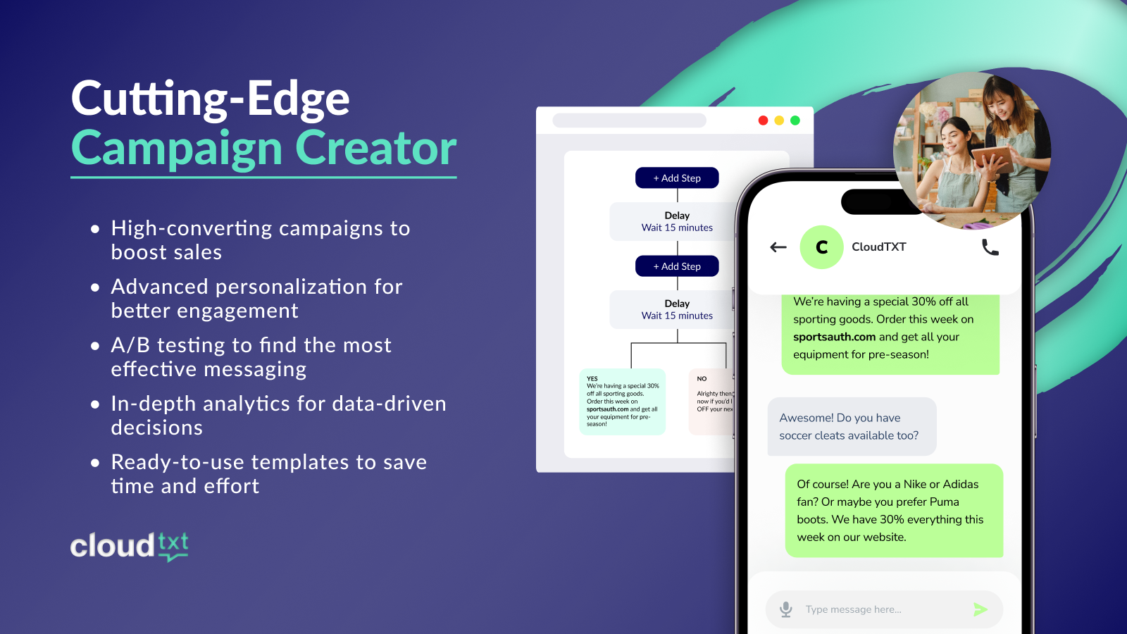 High Converting Cutting-Edge Campaign Creator for SMS Marketing