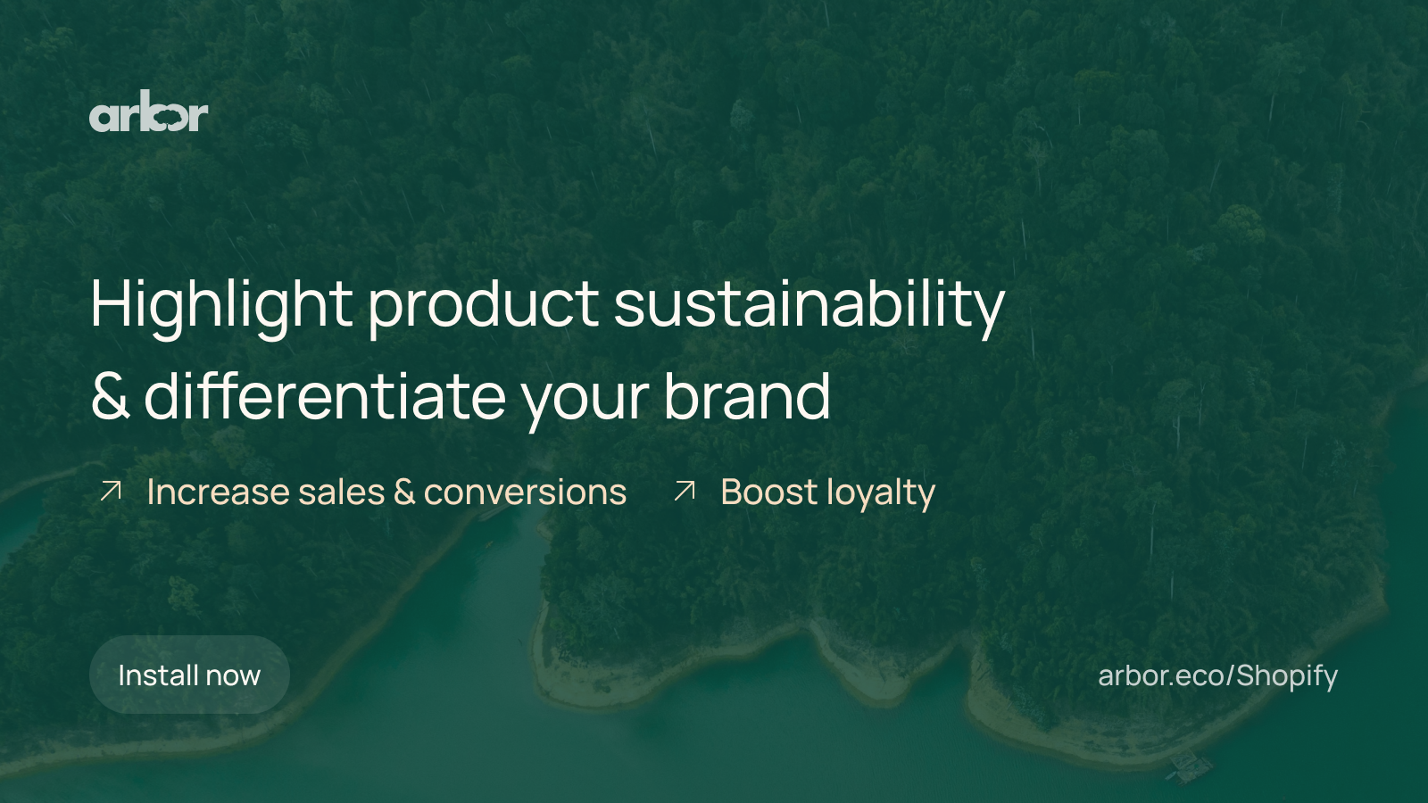 Highlight product sustainability & differentiate your brand