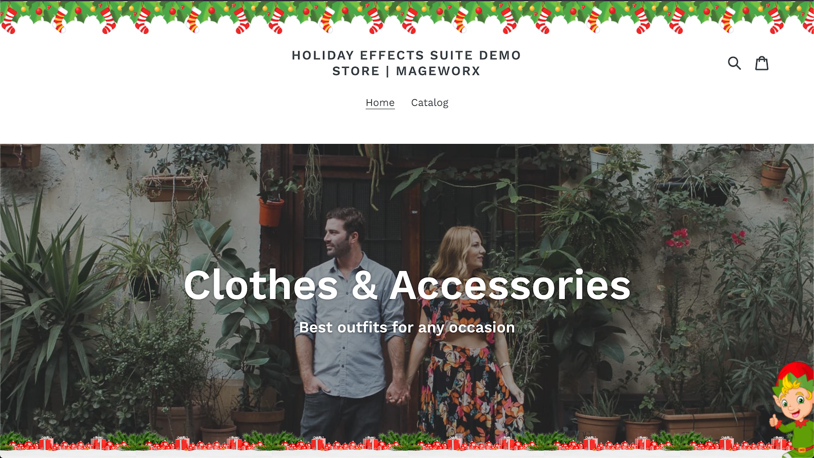 Holiday site effectsâ€•any holiday & custom images