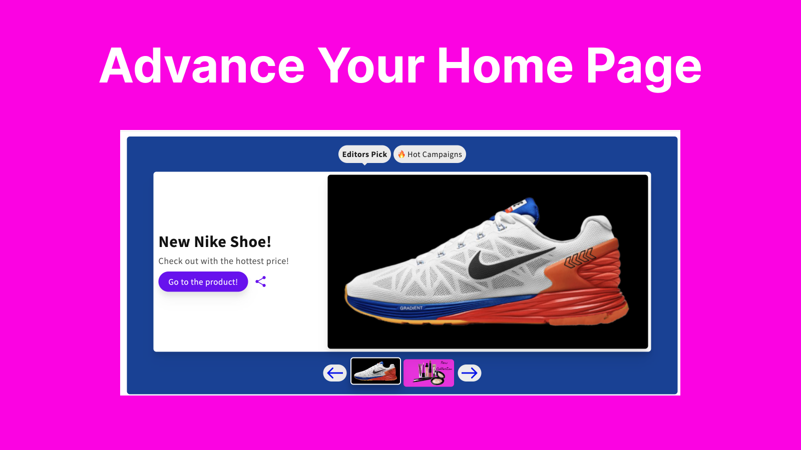 Home Page Banner Builder