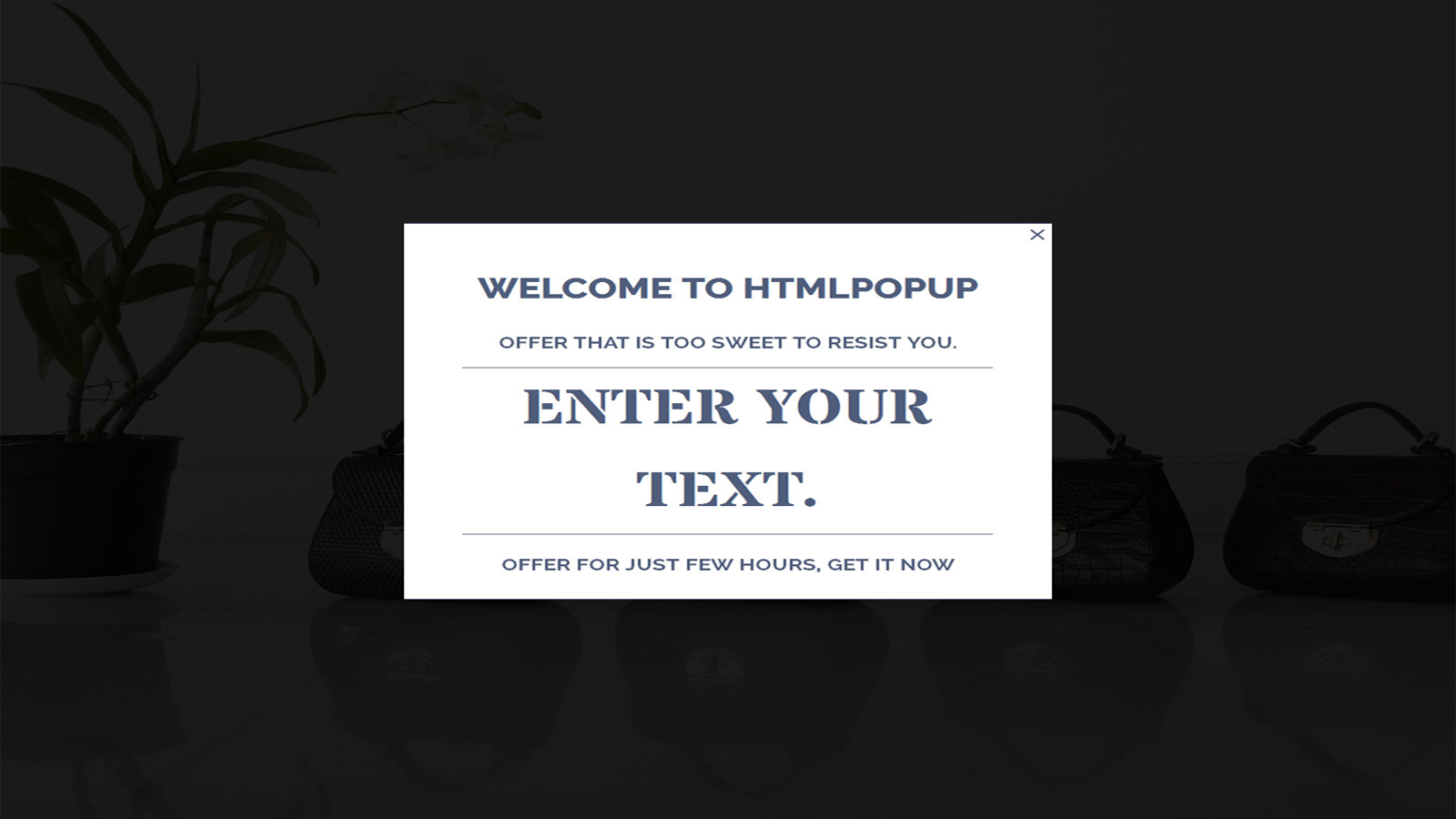 html popup demo3
