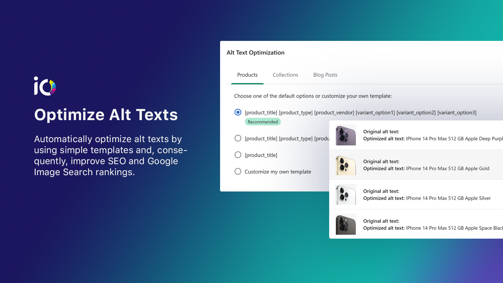 Image Optimizer: Optimize alt texts for SEO