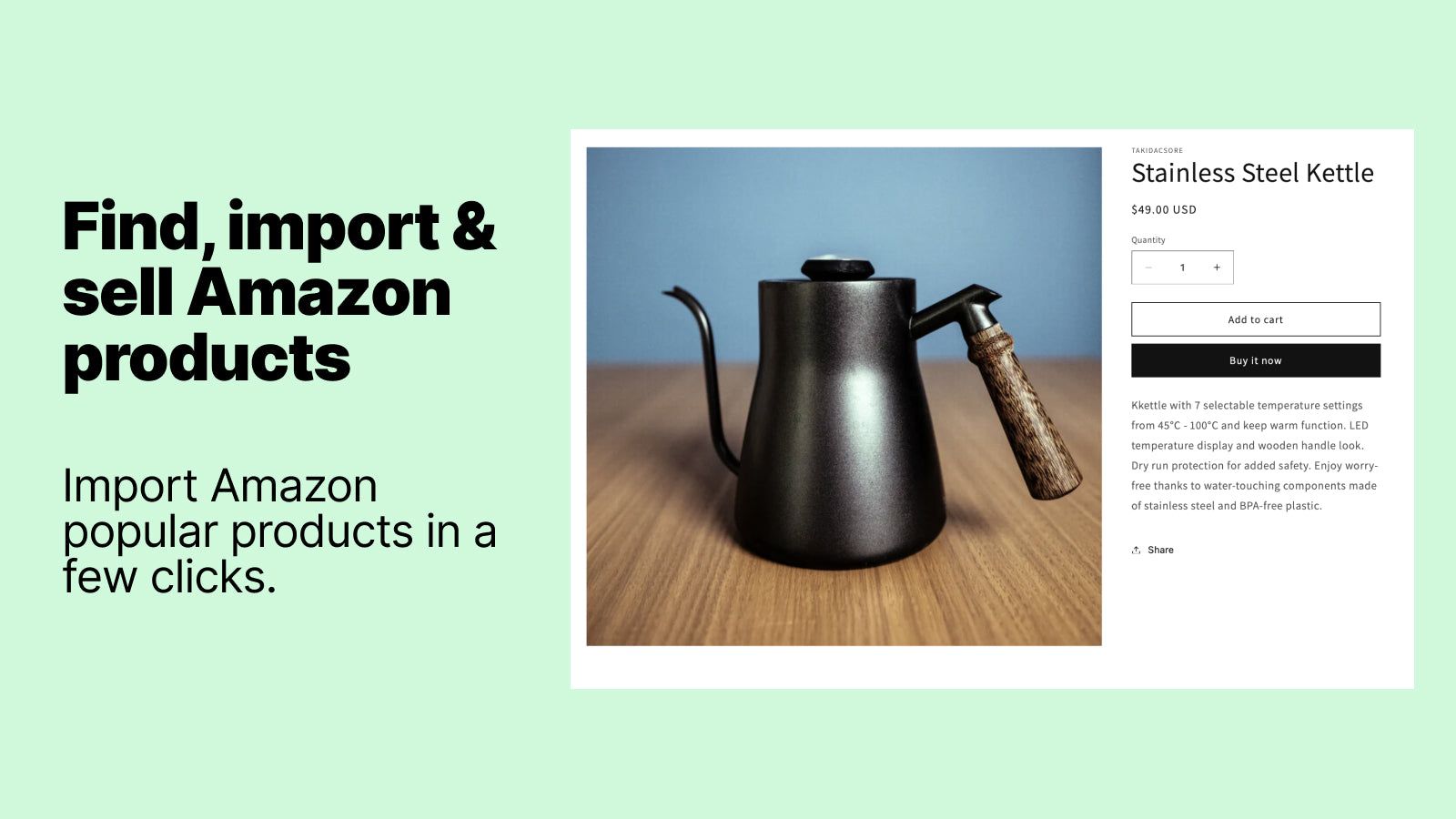 Import Amazon products