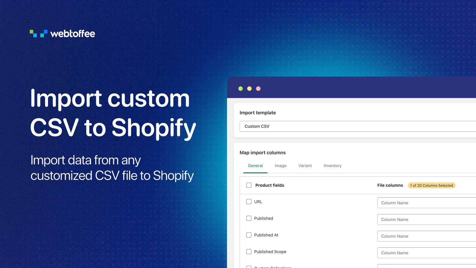 Import Custom CSV to Shopify