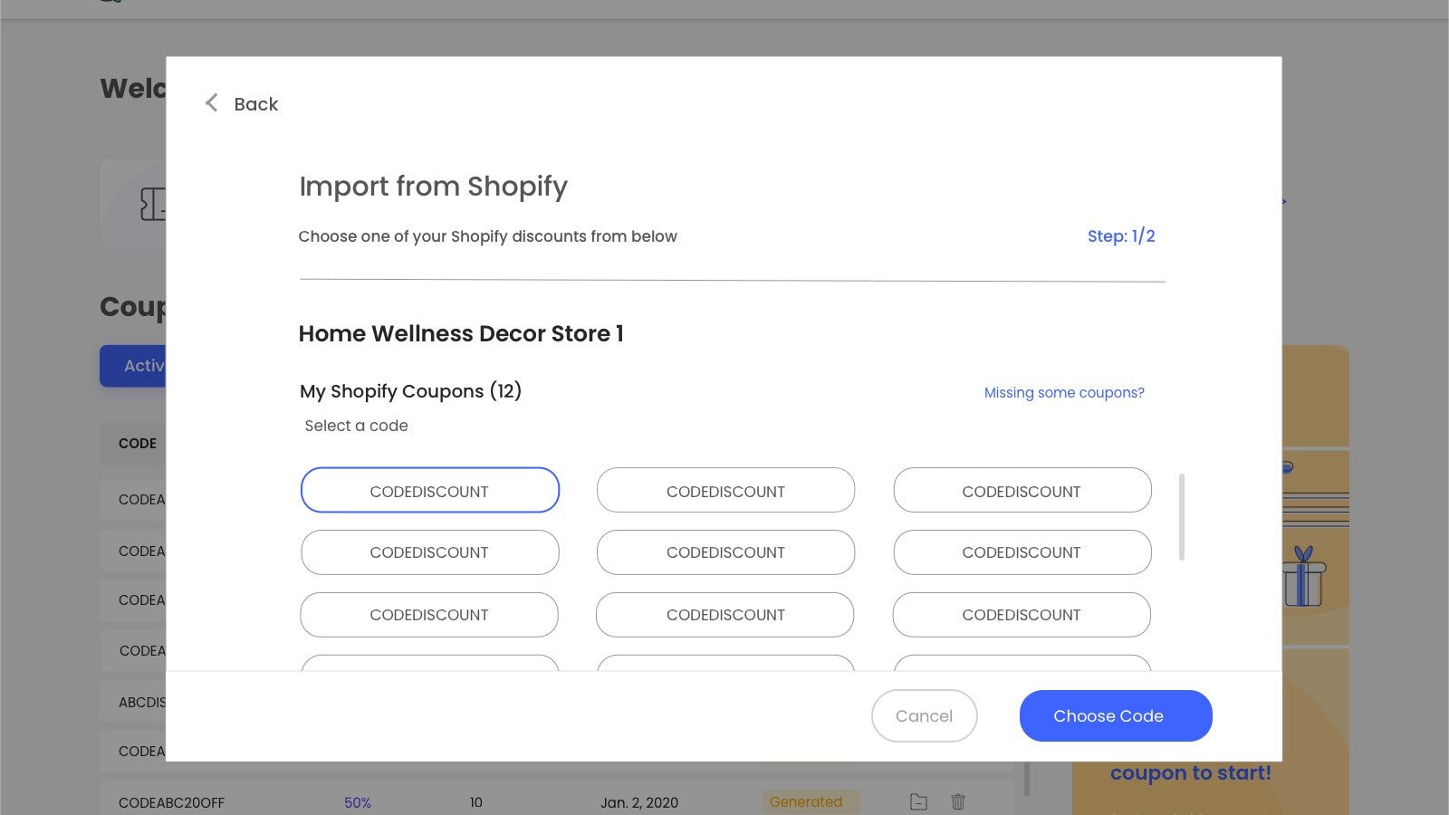 Importing from Shopify Store 2/2