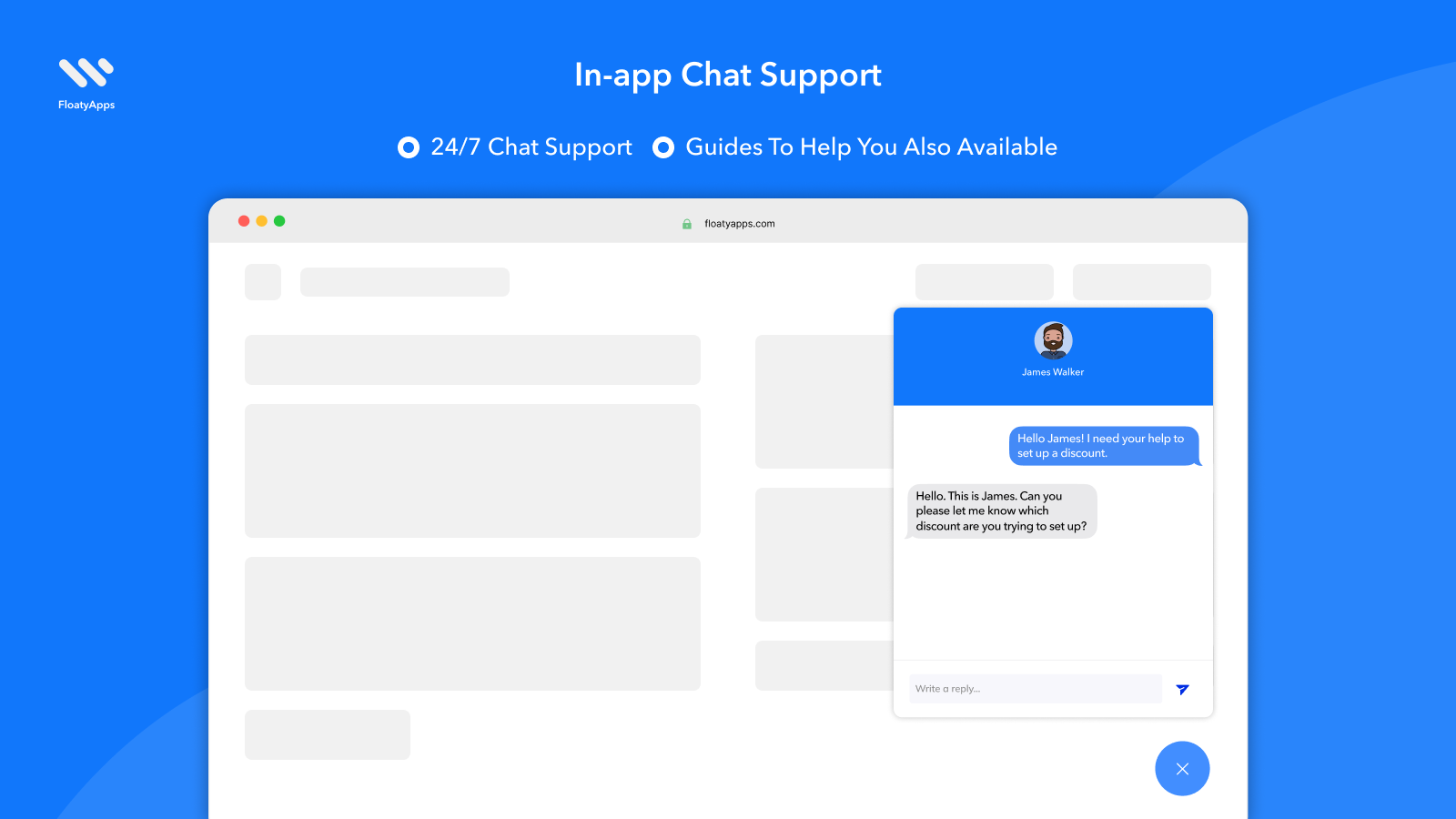 in-app chat suppport