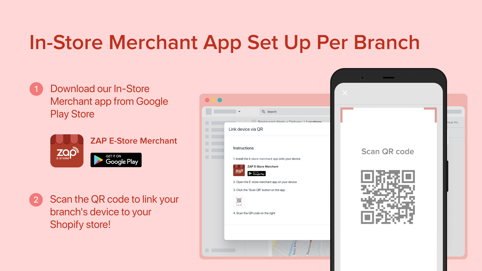 In-Store Merchant App Set Up per Branch