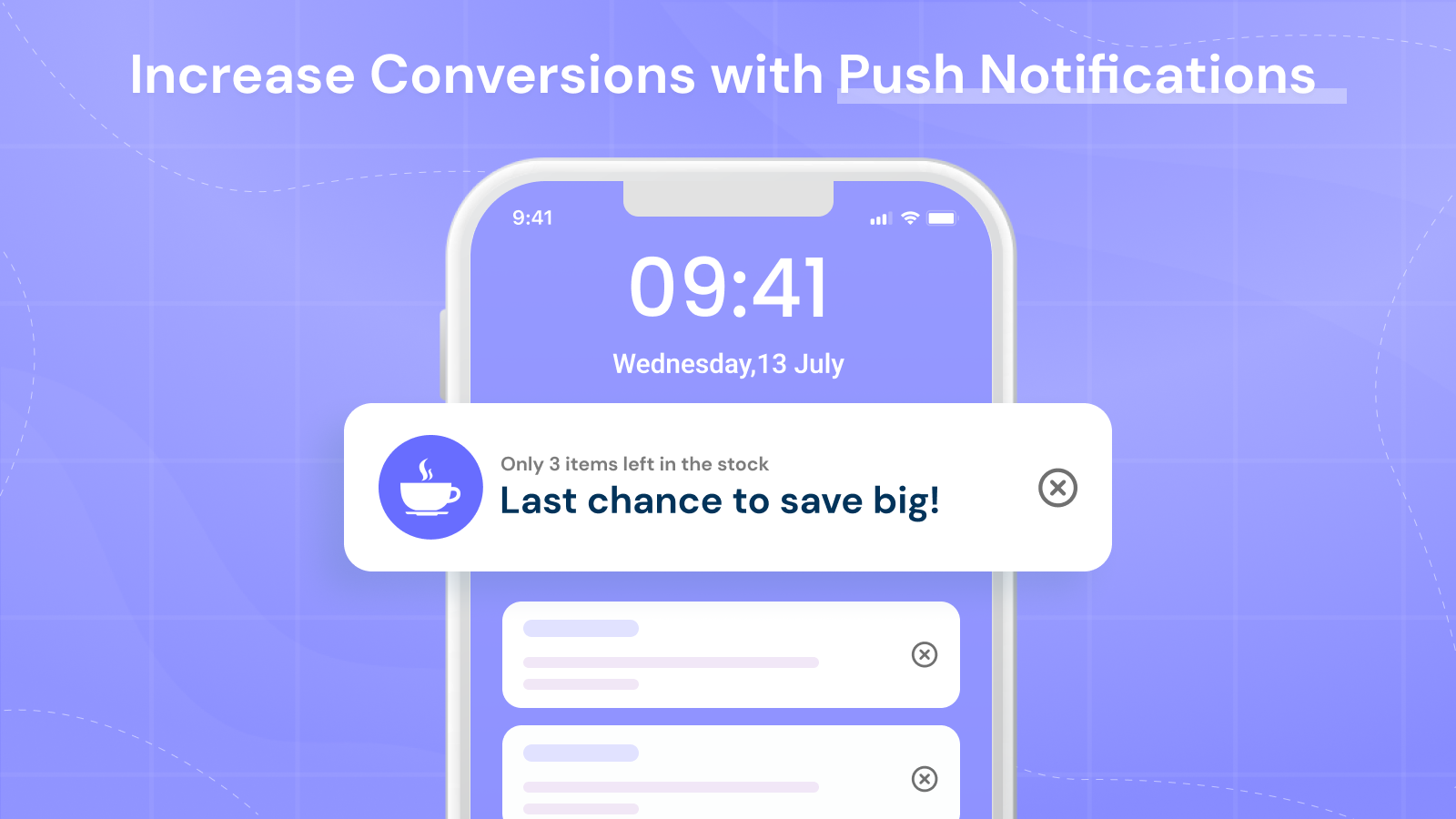 Increase Conversion with Push Notifications