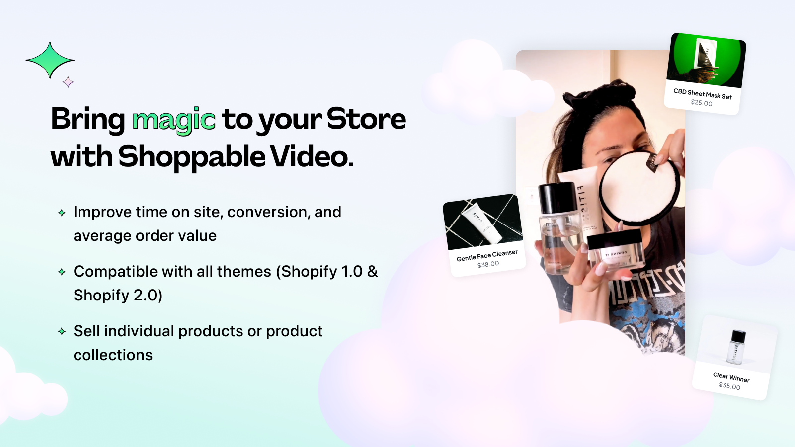 Increase conversion with shoppable video on your website