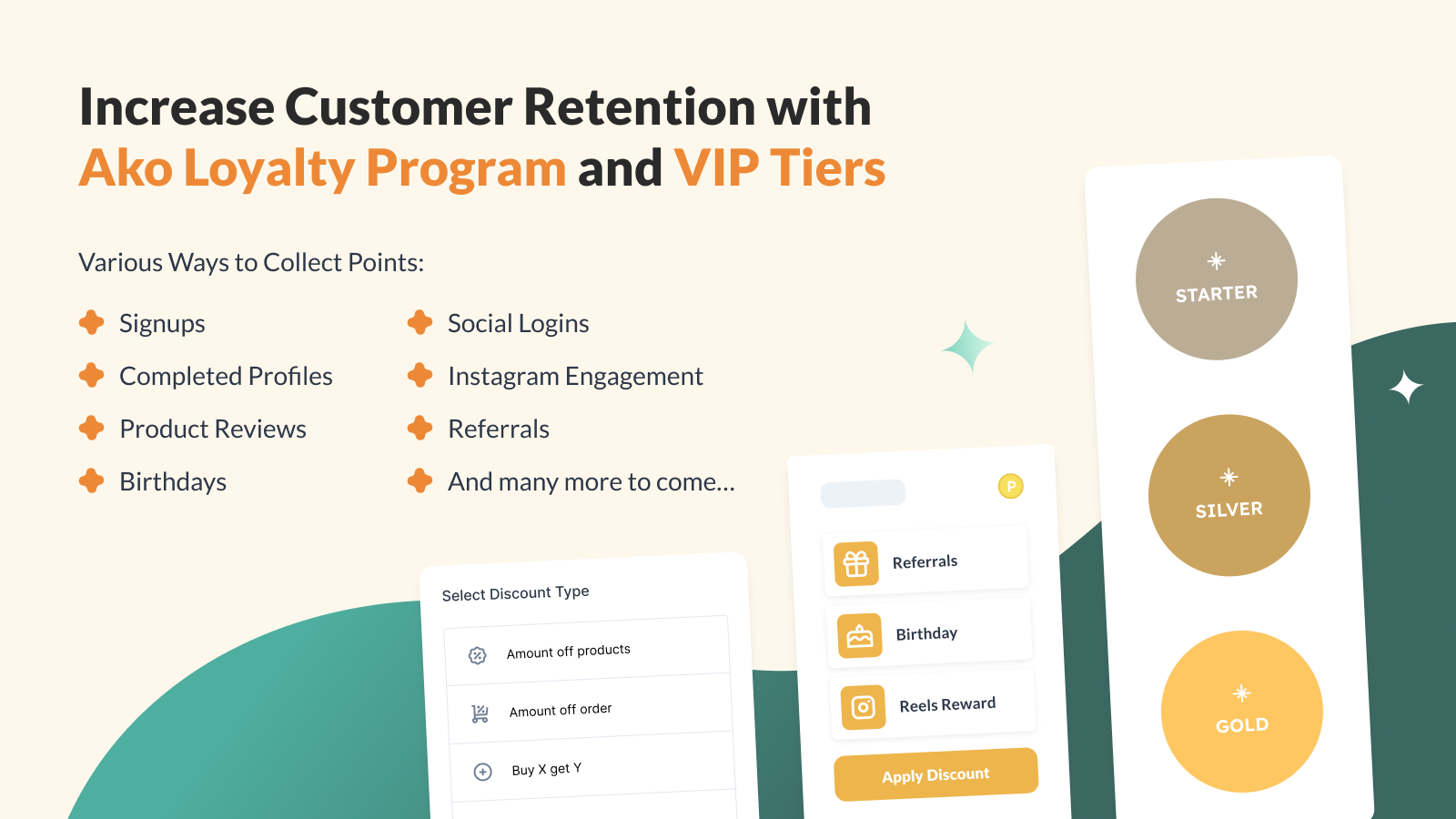 Increase Customer Retention with Ako Loyalty Program & VIP Tiers