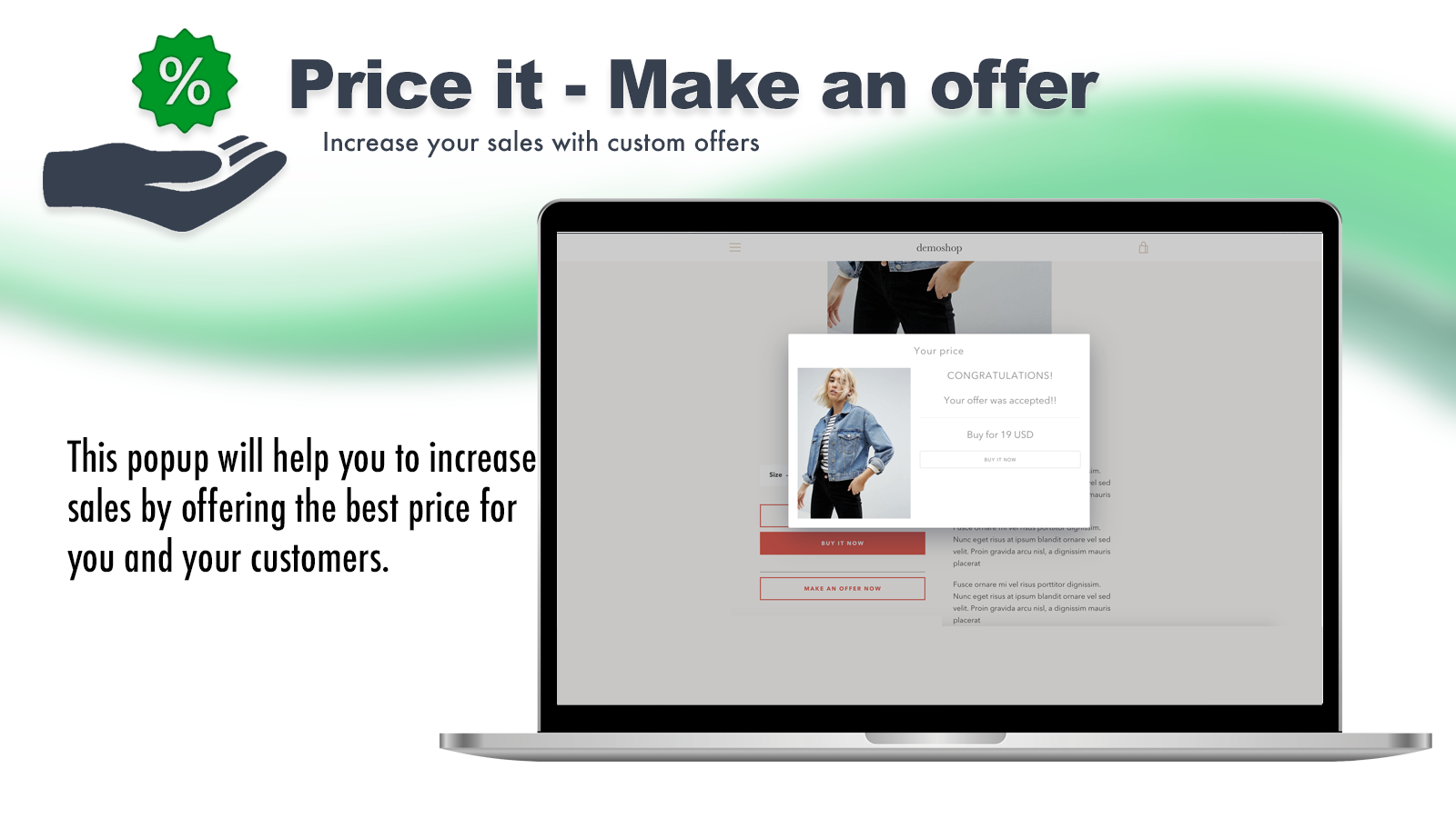 Increase sales by offering the best price