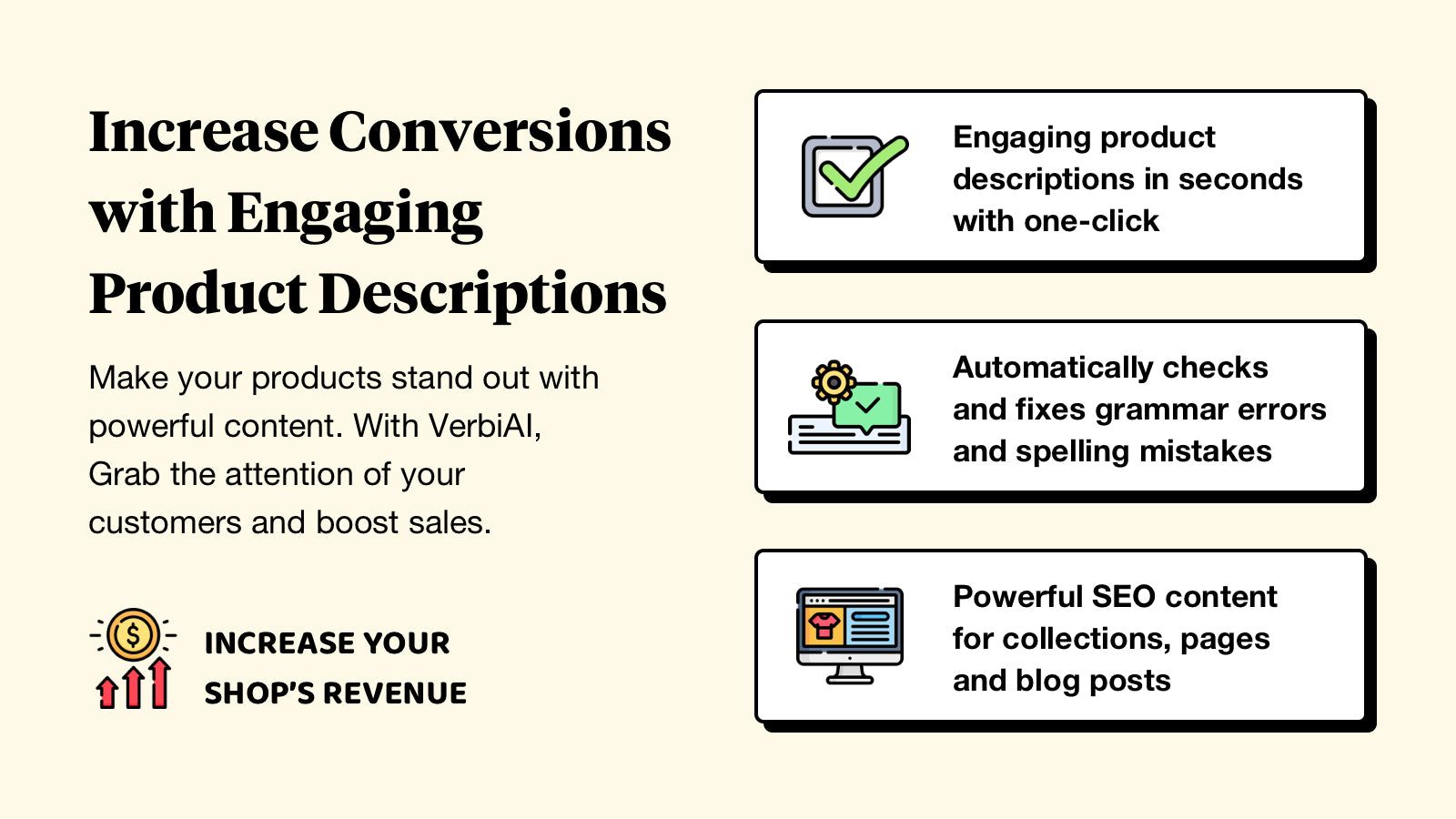 Increase your conversion with SEO optimized product descriptions
