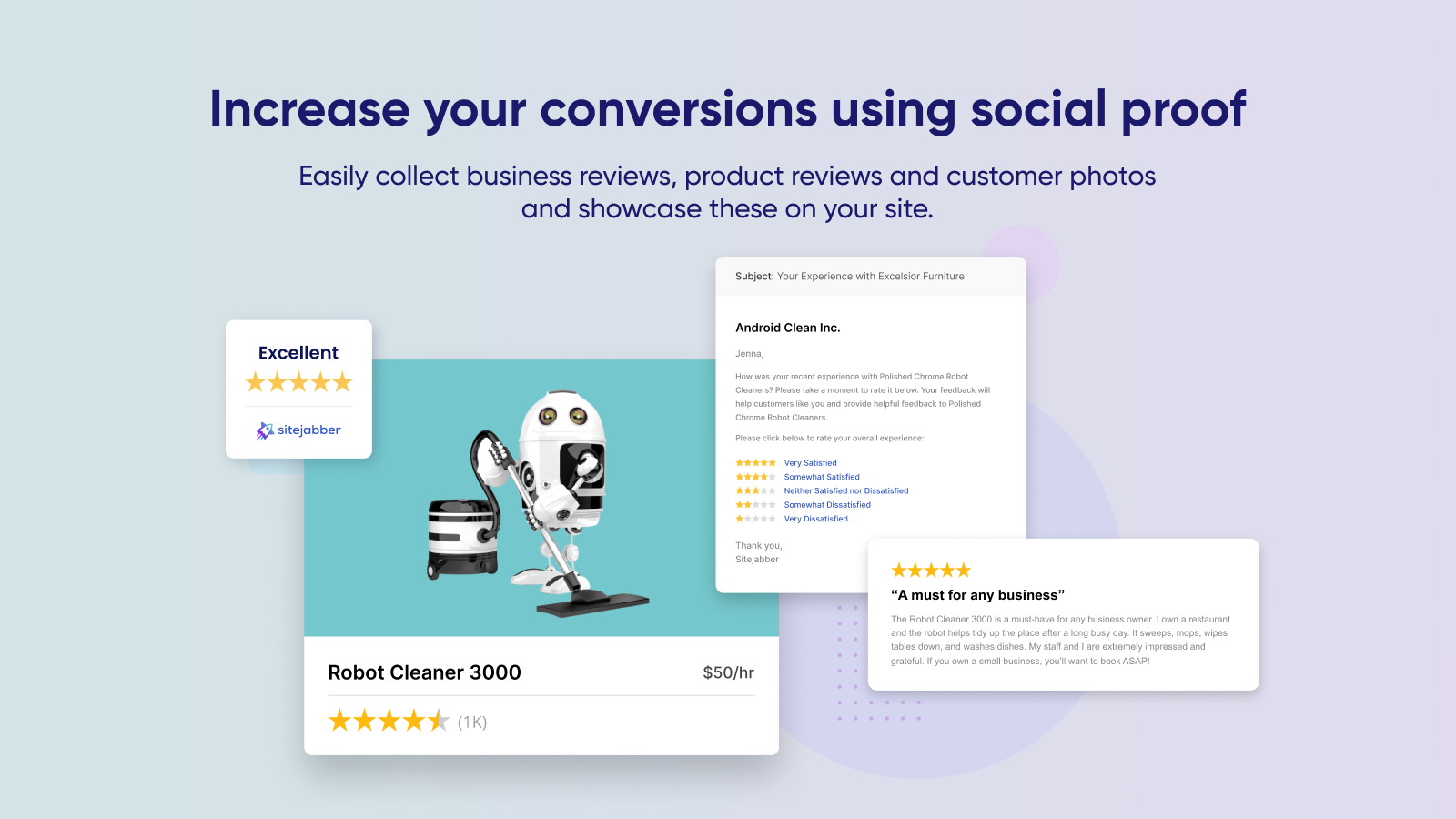 Increase your conversions using social proof