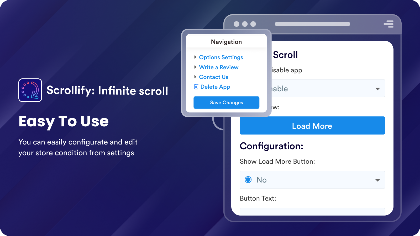 infinite scroll, load more products, infinity scrolling