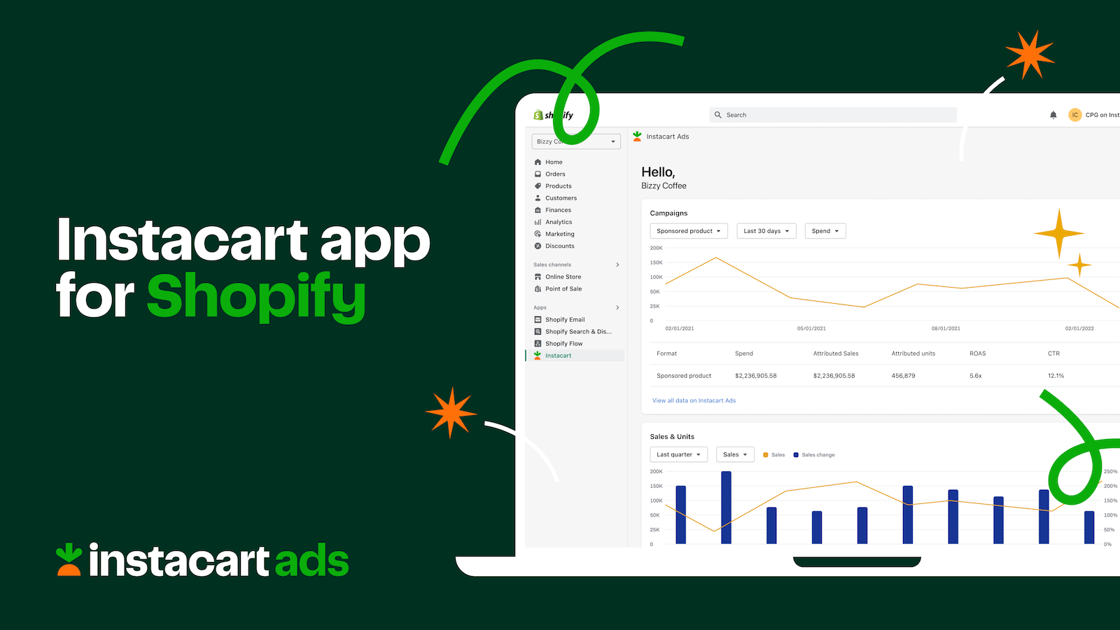 Instacart app for Shopify