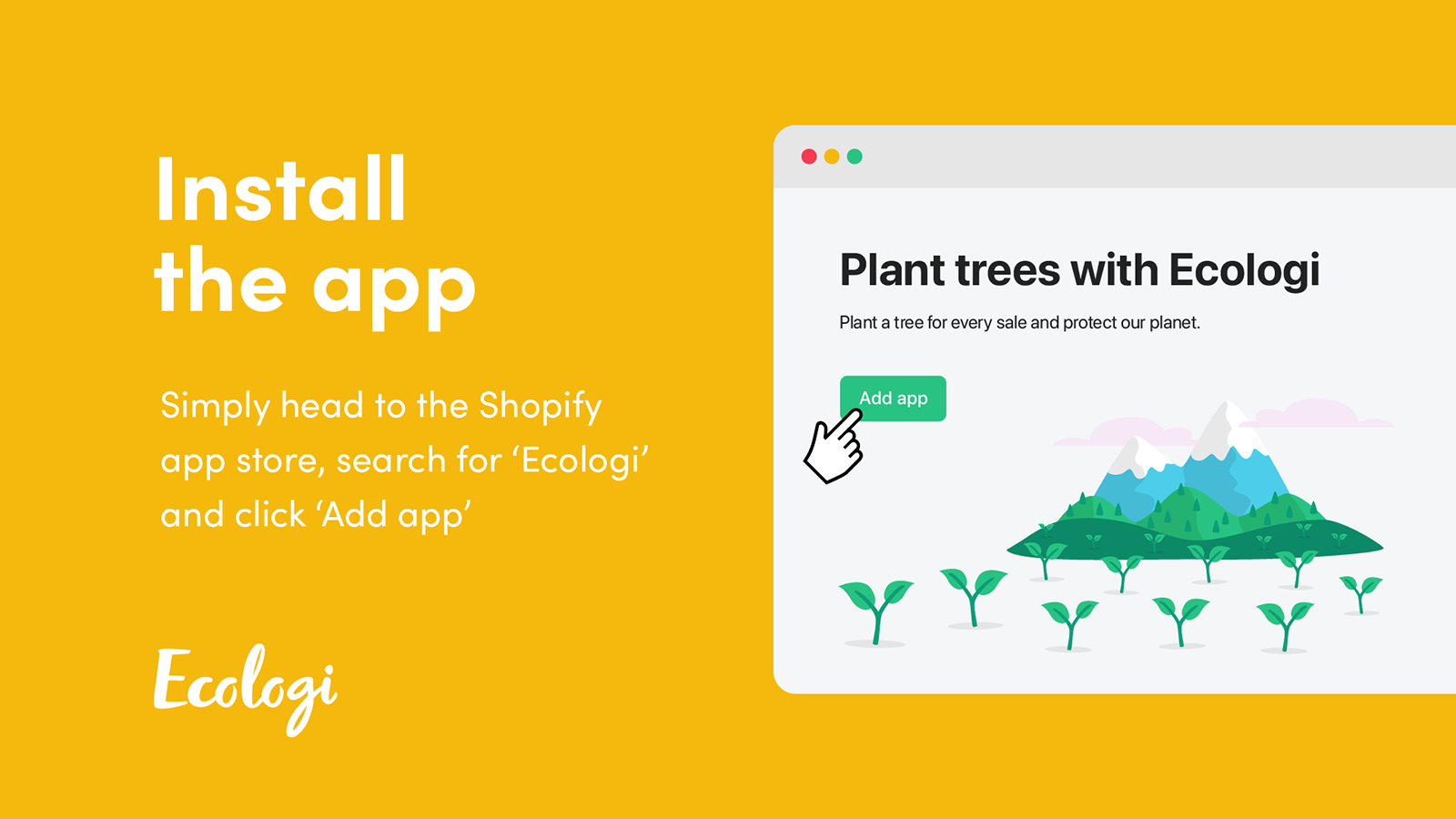 Install the Ecologi tree planting app
