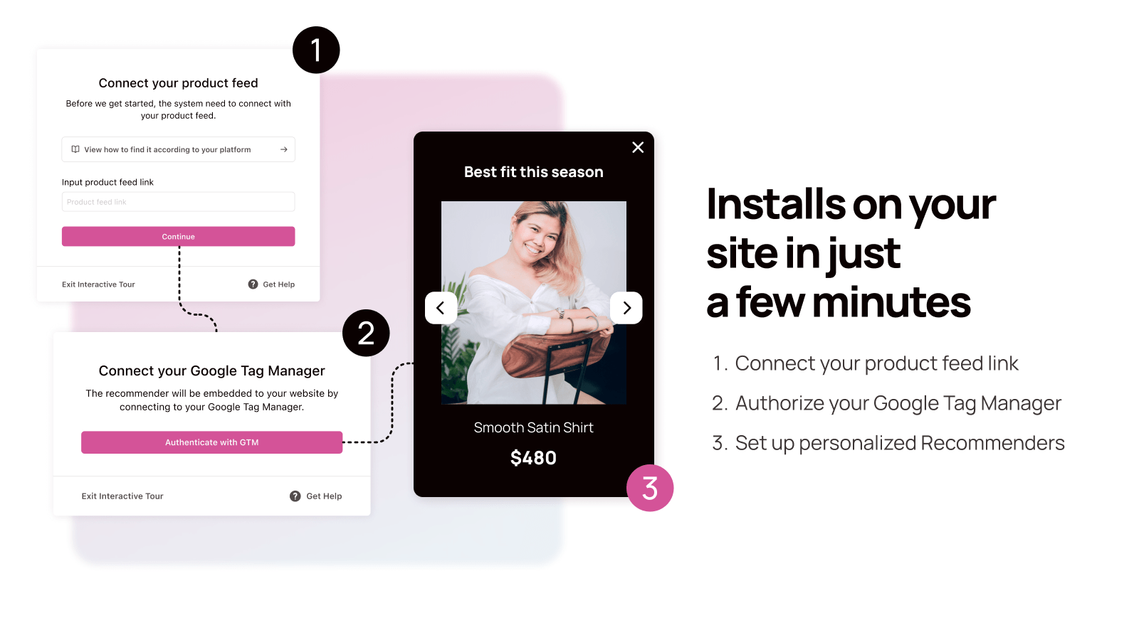 Installation process for the Fashion & Beauty Cross Sells app