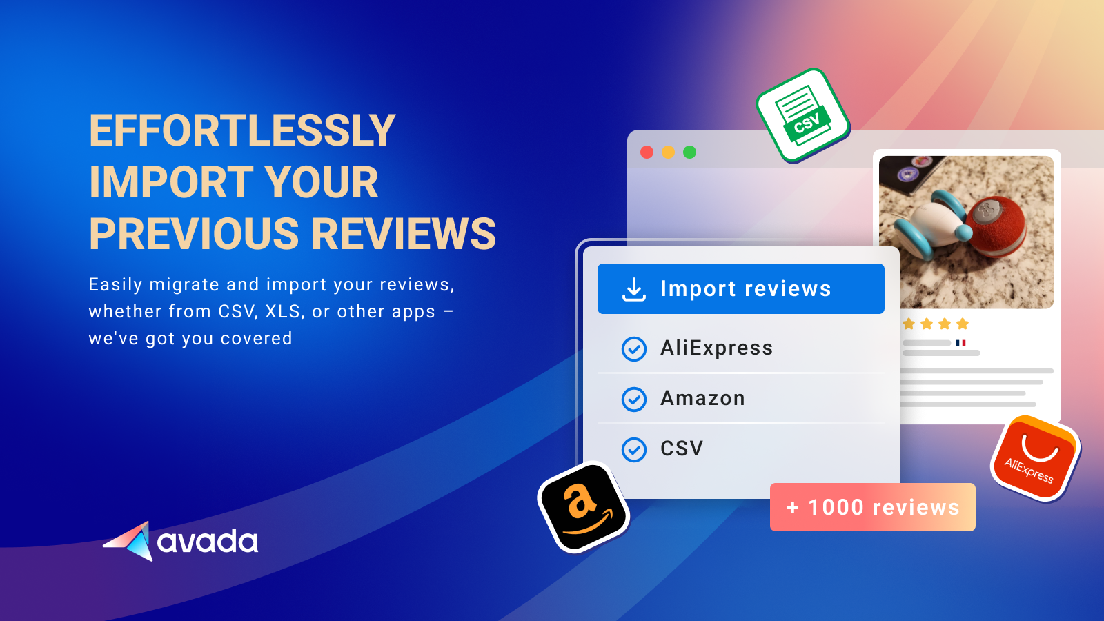 INSTANT REVIEW IMPORT