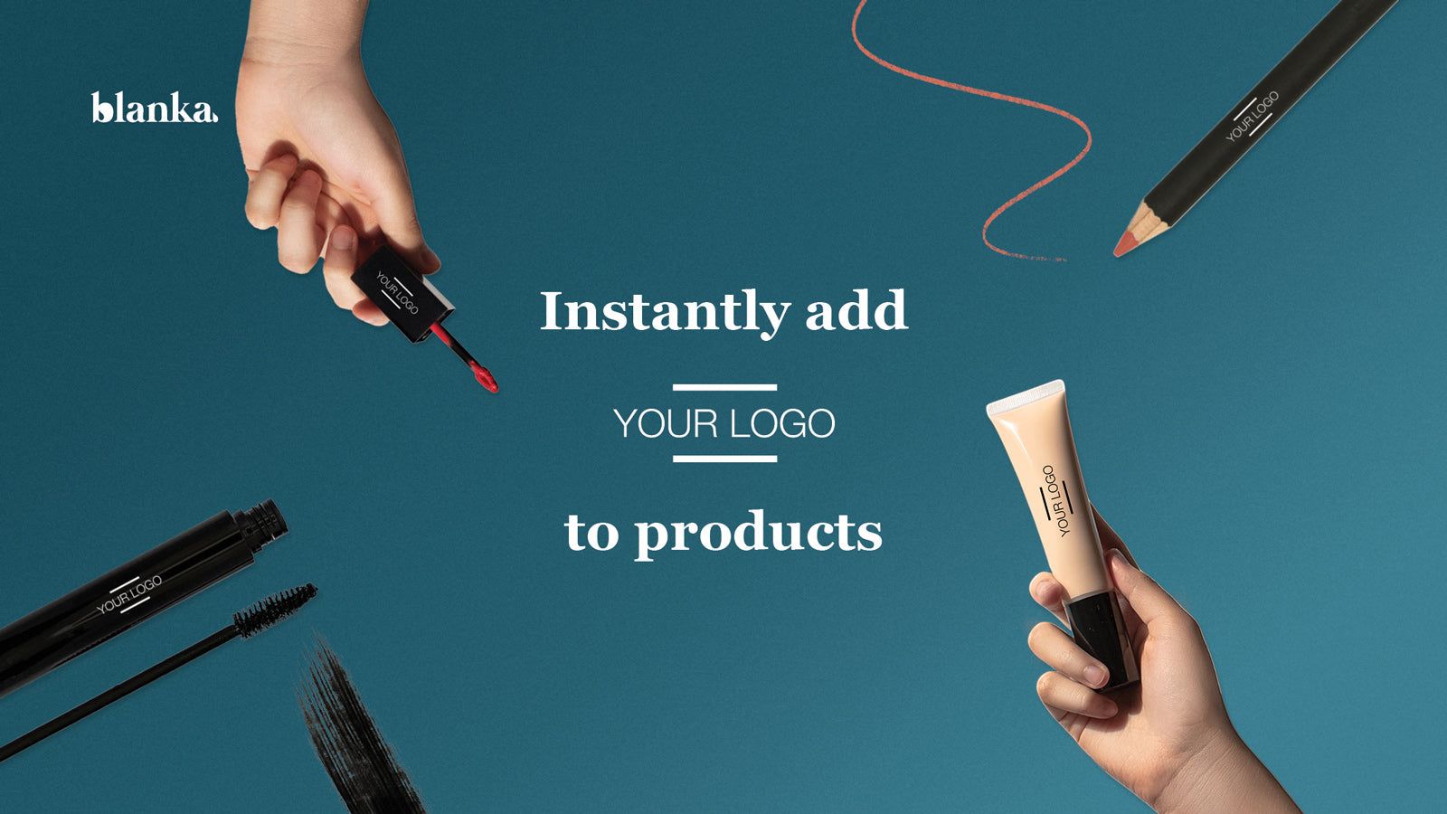Instantly customize your products with our logo generator.