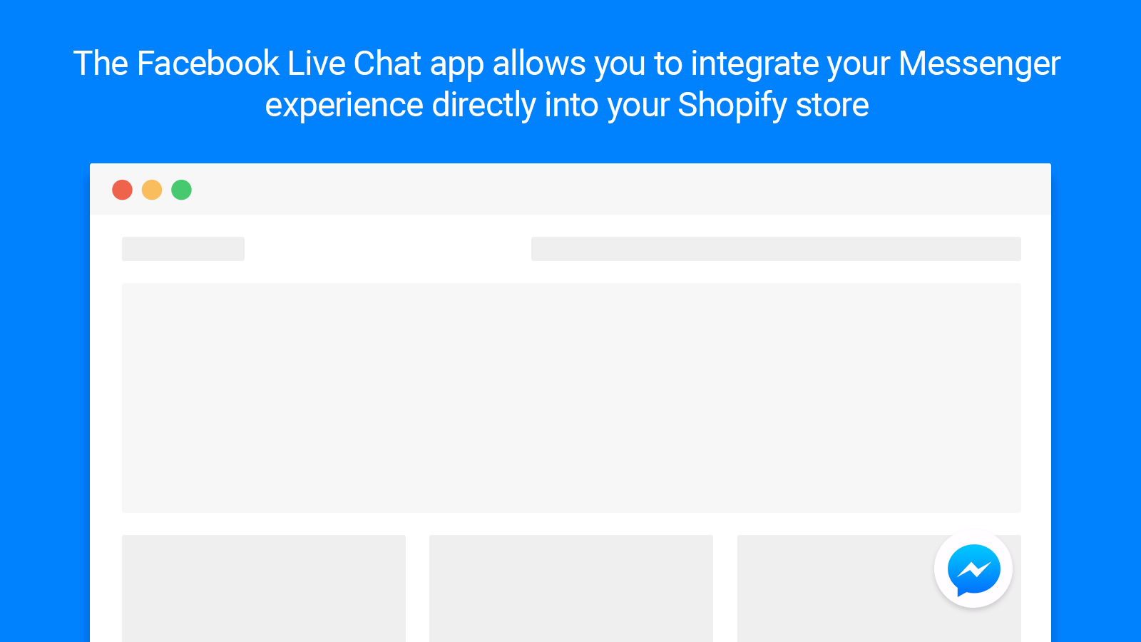 Integrate Facebook Messenger Chat into your Shopify store