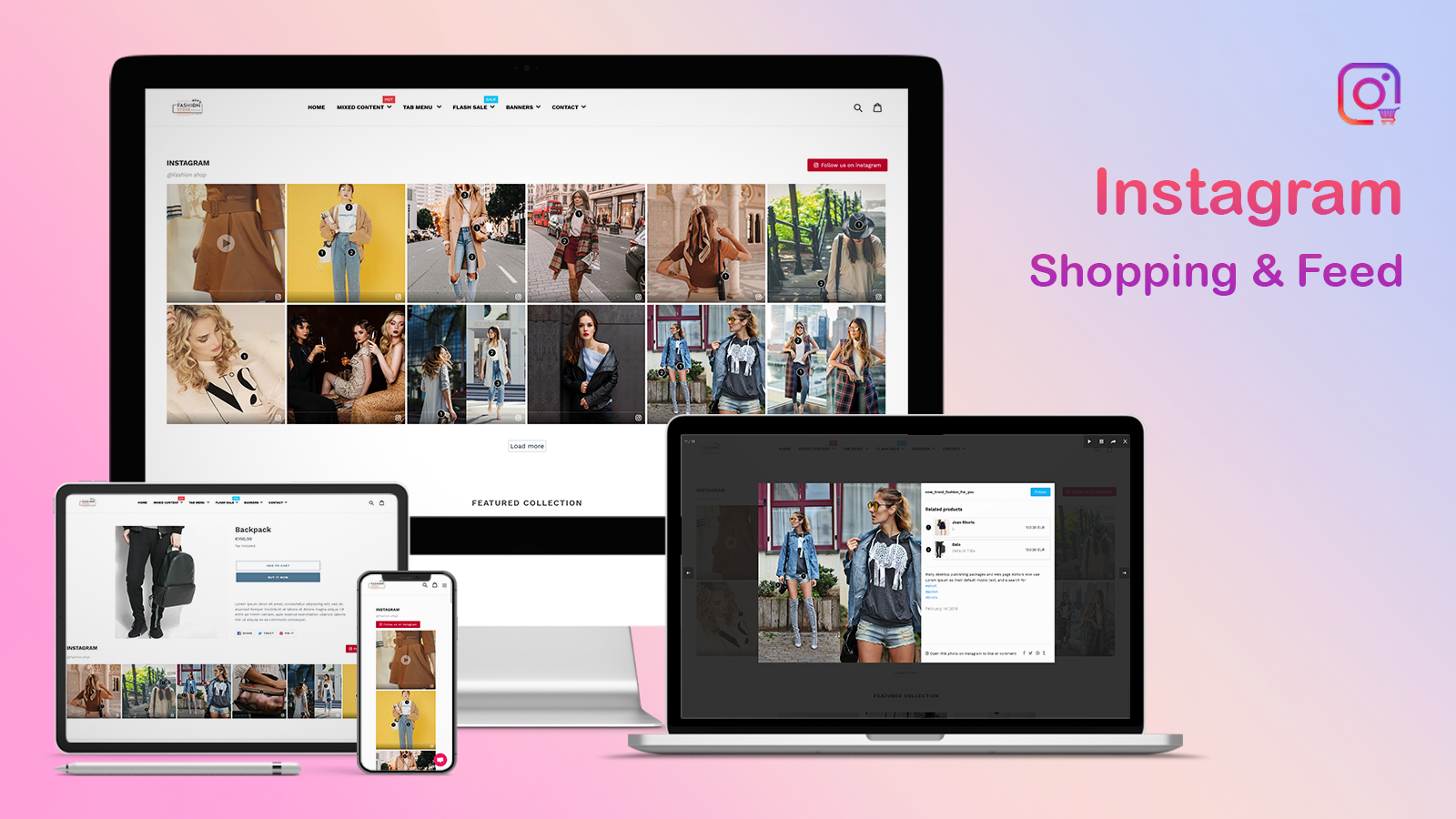 Integrate Instagram photos into Shopify store