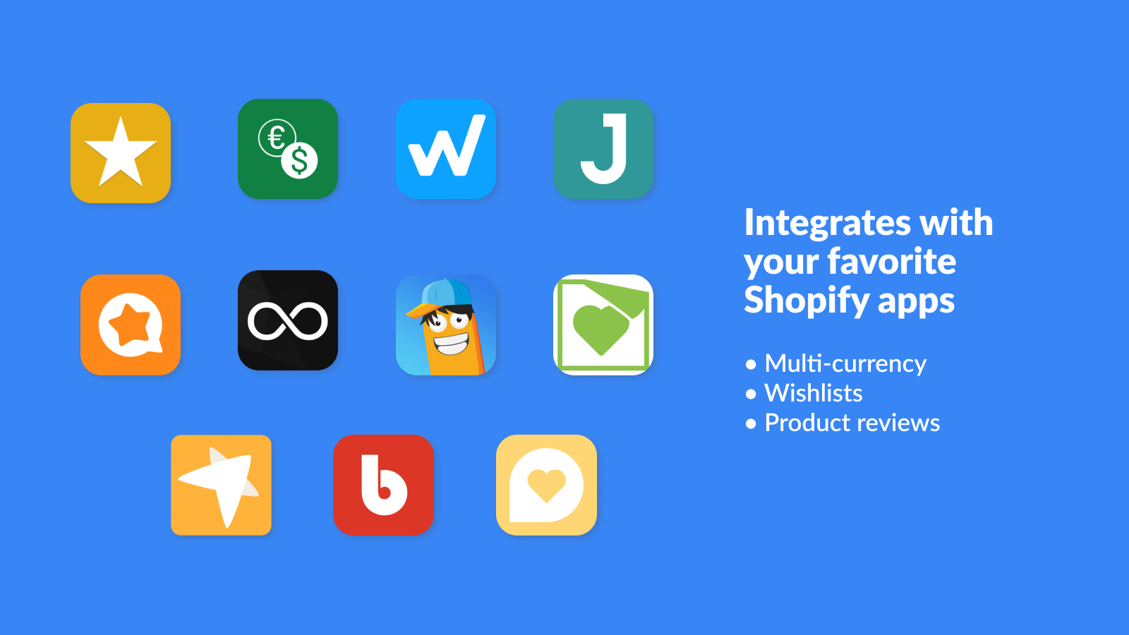 Integrates with your favourite apps