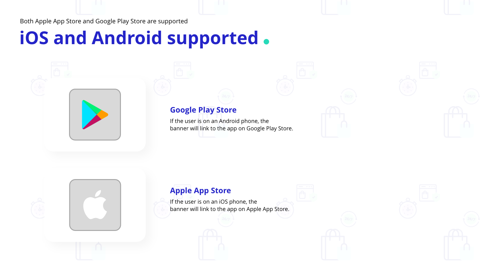 iOS and Android supported