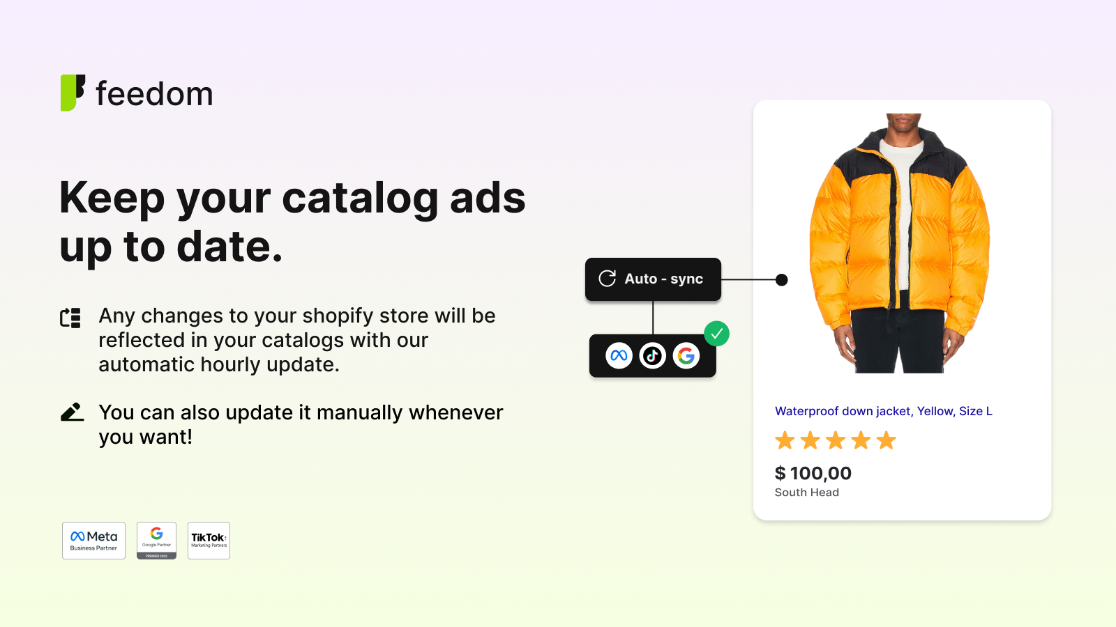 Keep your catalog ads up to date