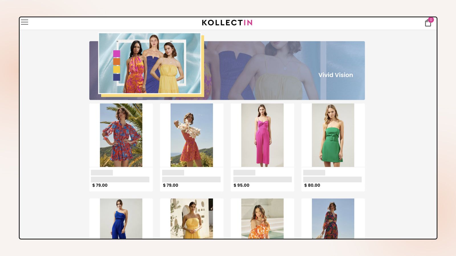KOLLECTIN connects your brand with seller's online storefronts