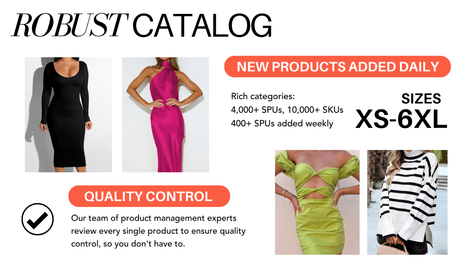 Large Selection of Product Catalog