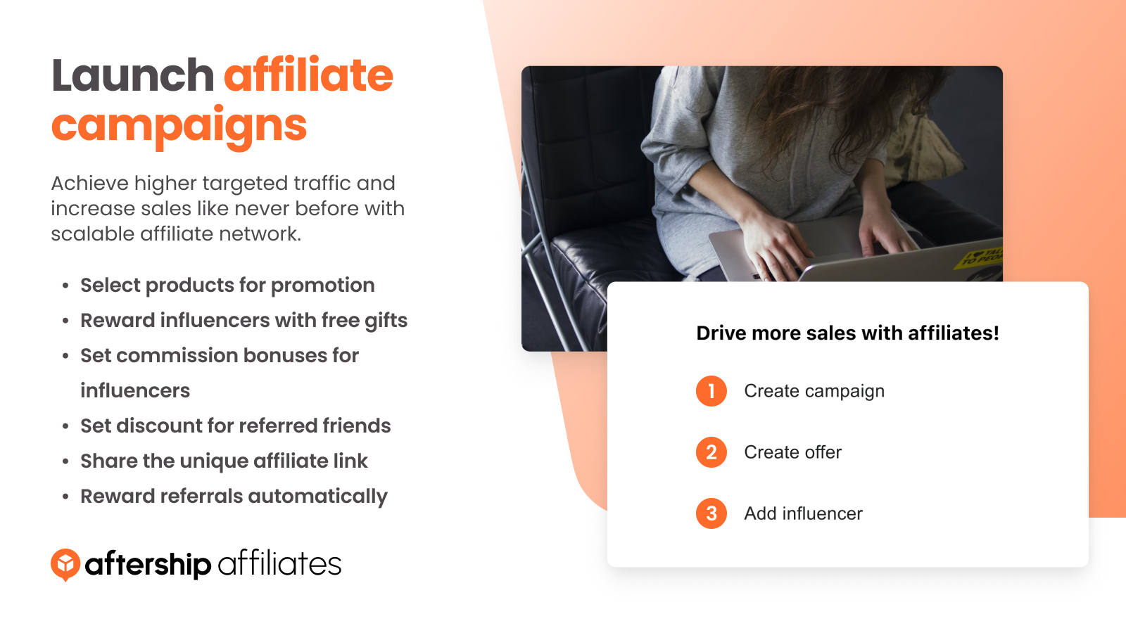 Launch affiliate campaigns 