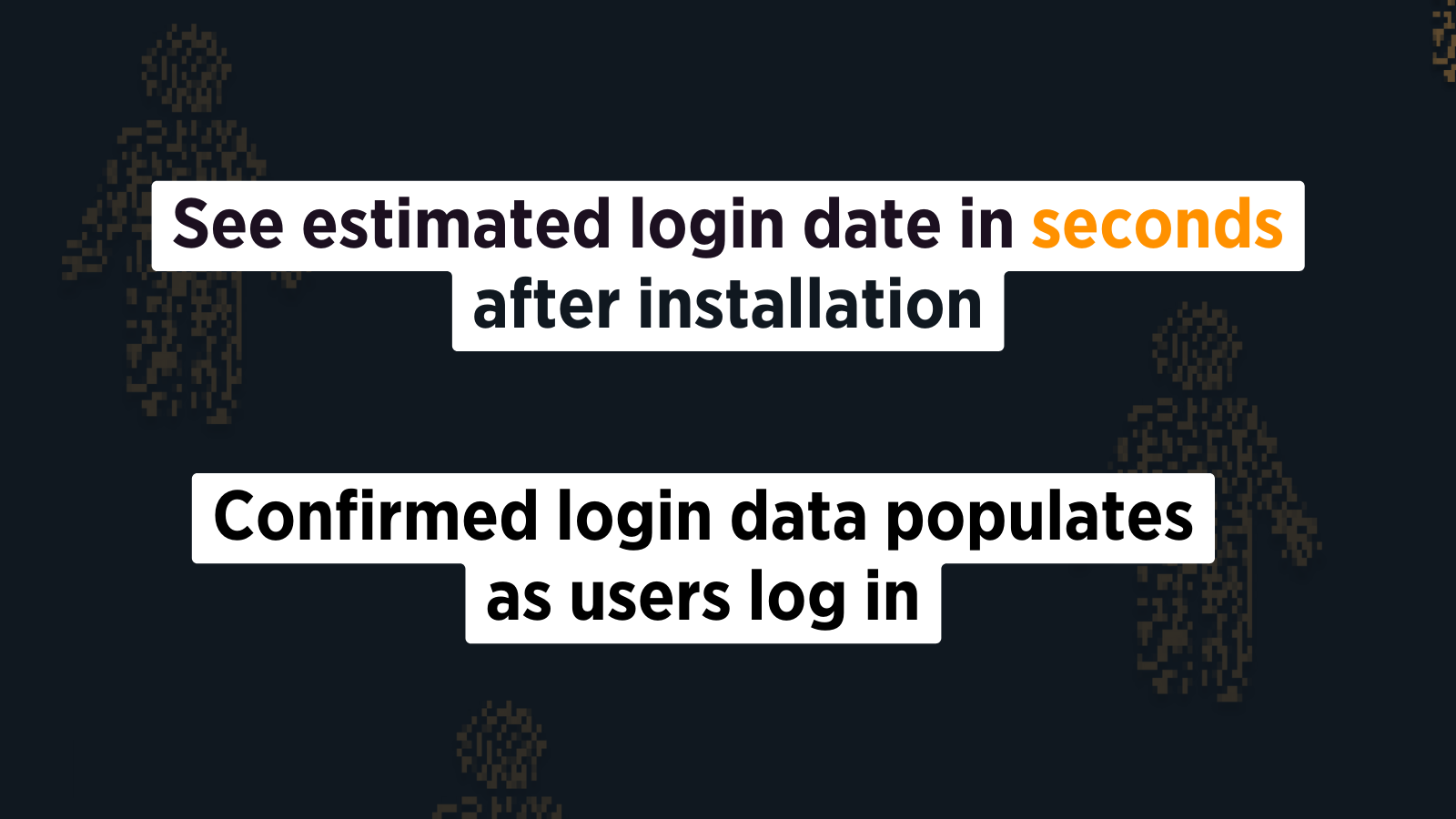 lets users know when login data is generated in the app