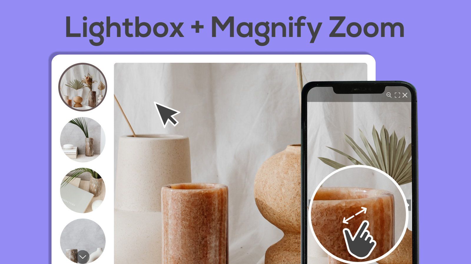 Lightbox + Magnify Zoom (Hover Zoom)