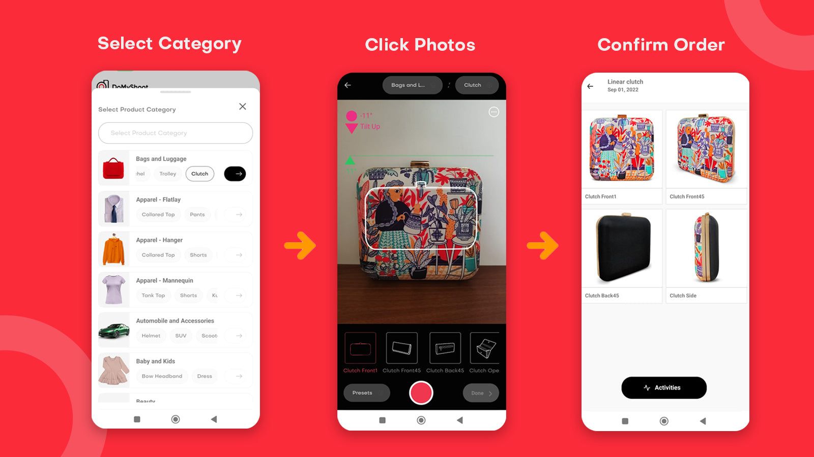 Login and Signup to DoMyShoot App and Shoot your Product