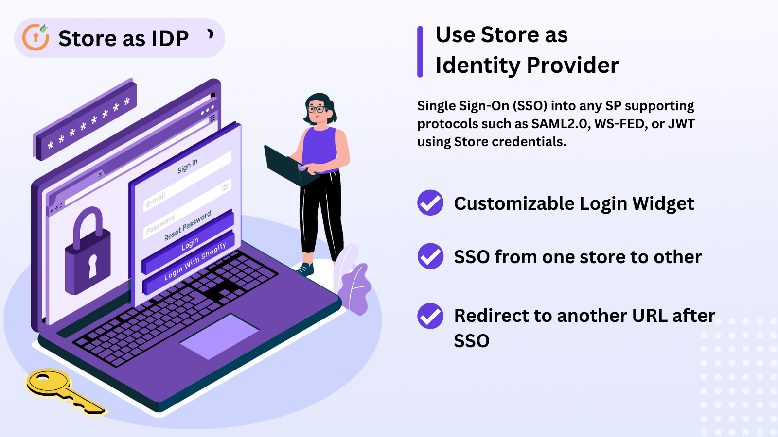 Login with Shopify - Login into any SAML Supported Application 