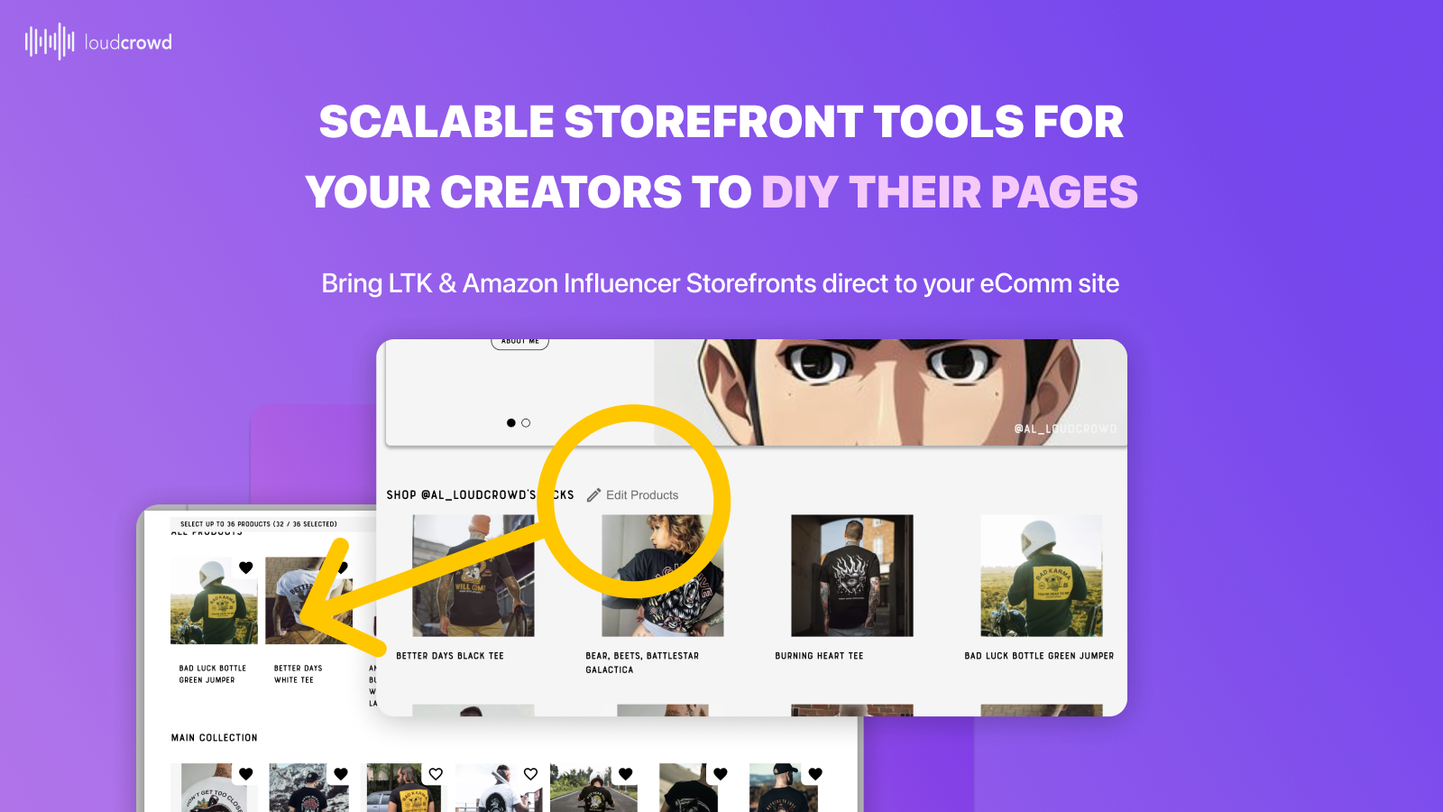 LoudCrowd Product Picker for Storefront Product Picker / Page