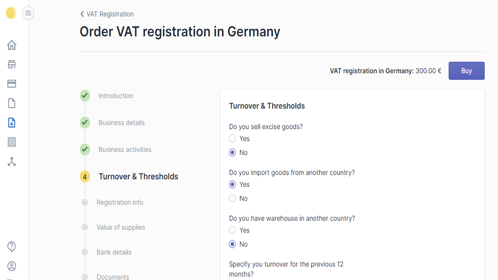 Lovat Order VAT registration