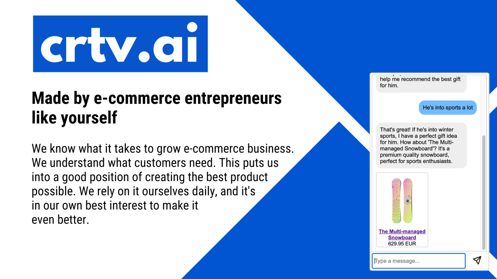 Made by e-commerce entrepreneurs like yourself