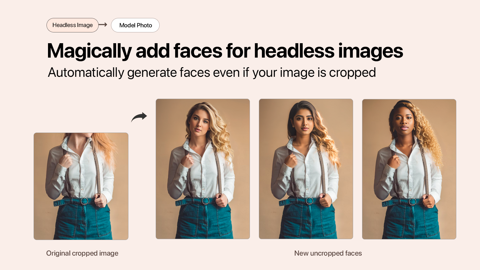 Magically add faces to headless images