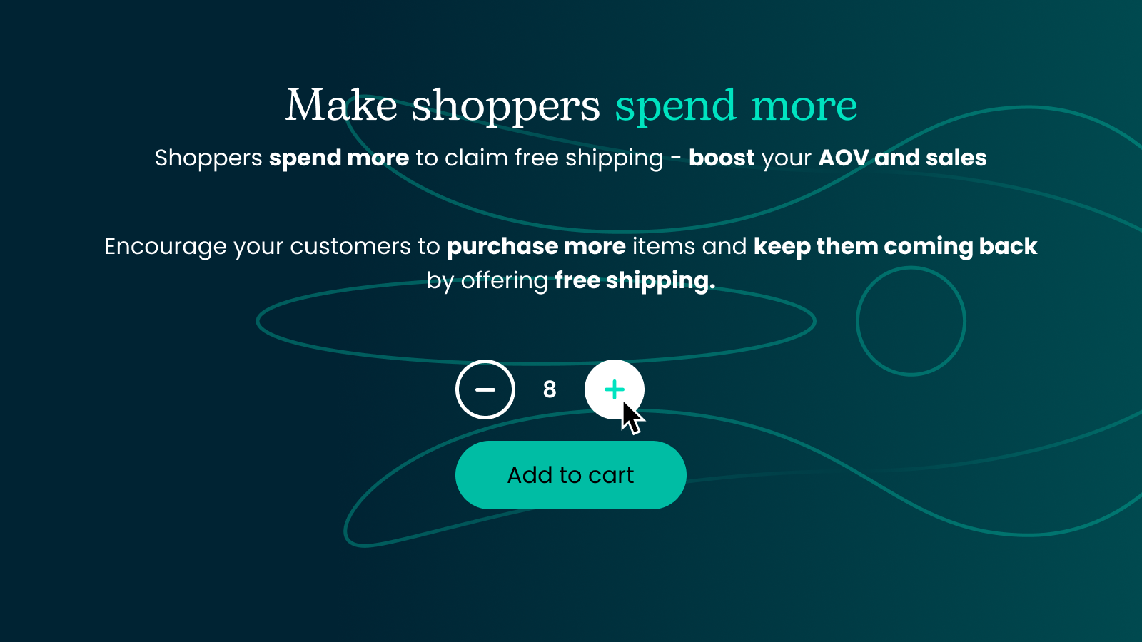 Make shoppers spend more with Shopify store Free shipping goals
