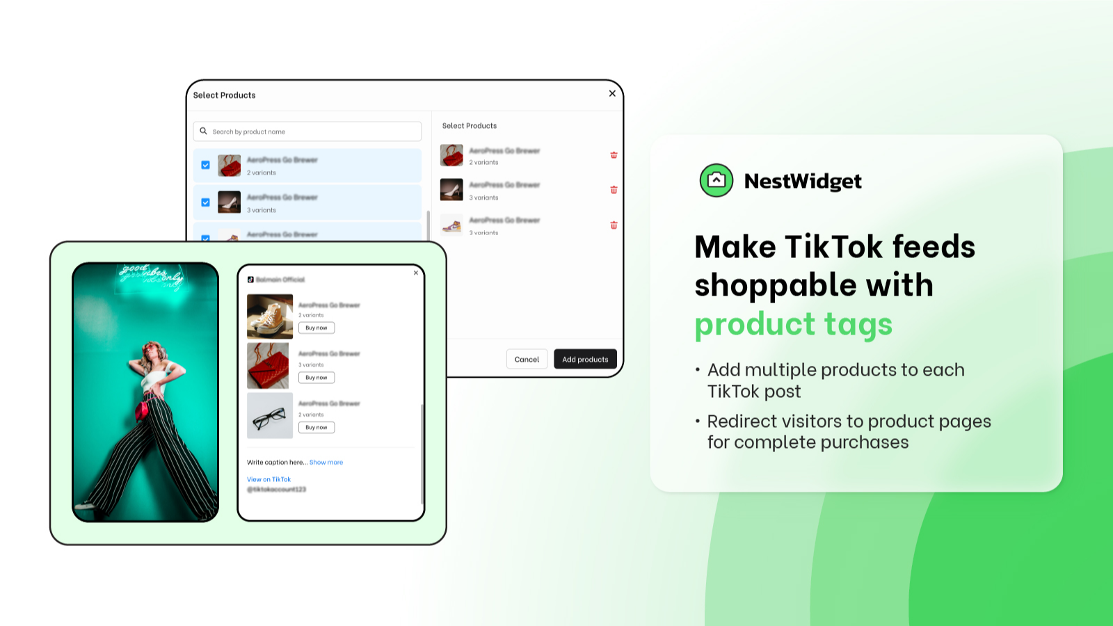 Make TikTok feeds shoppable with product tags