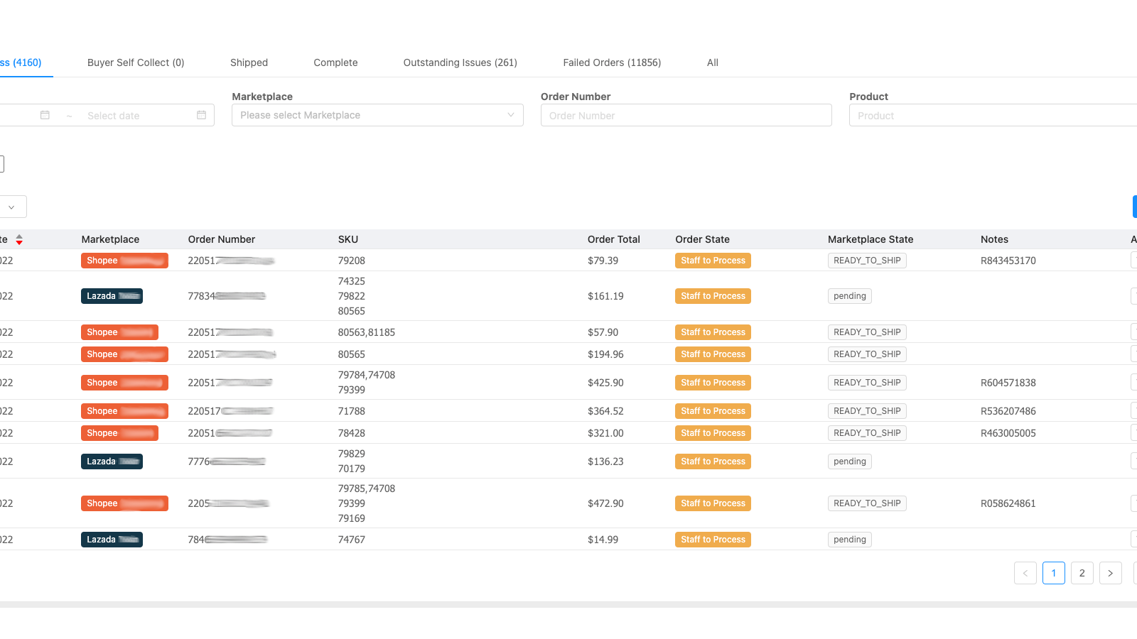 Manage all your orders in one single place