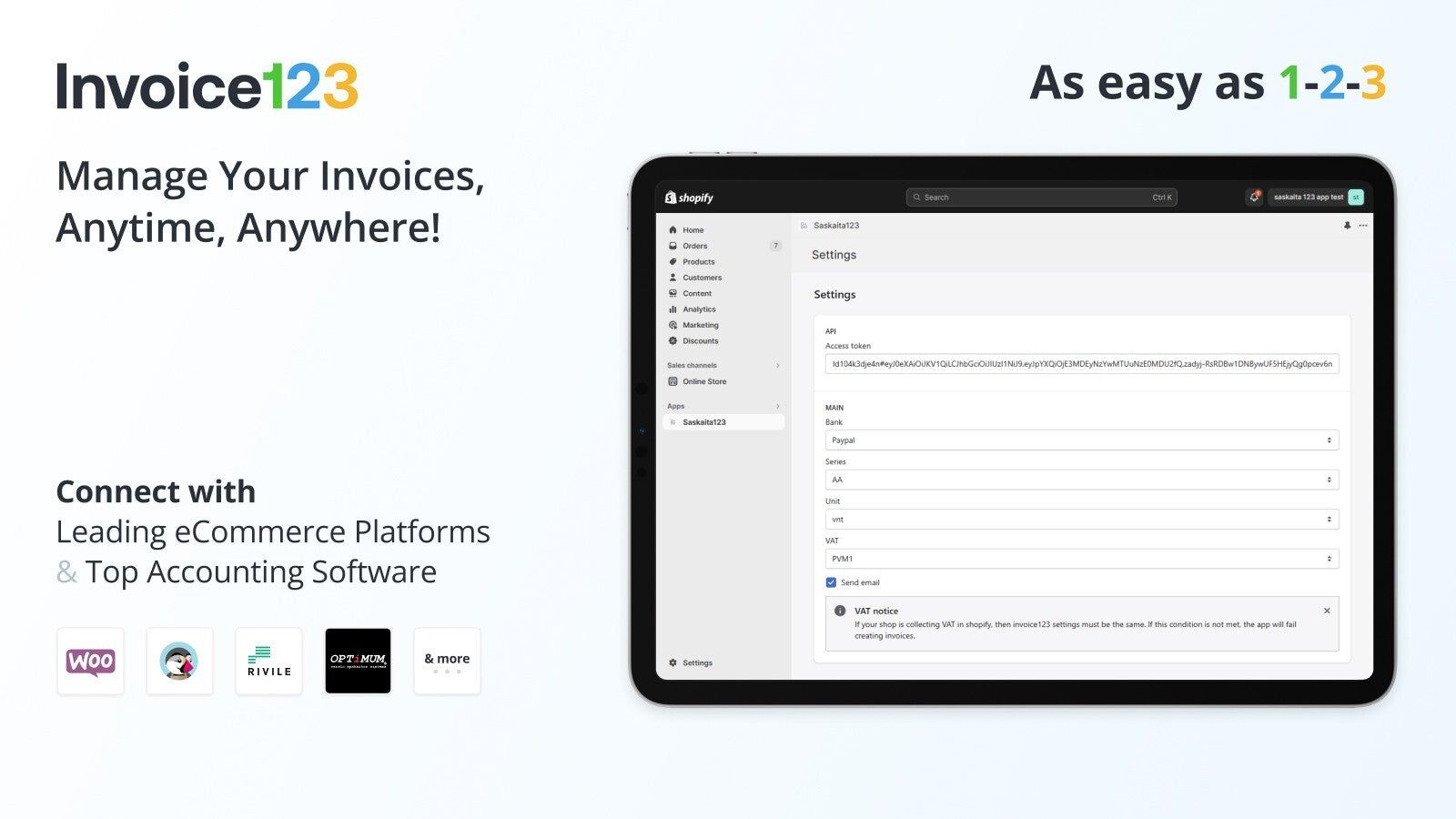 Manage Your Invoices, Anytime, Anywhere!