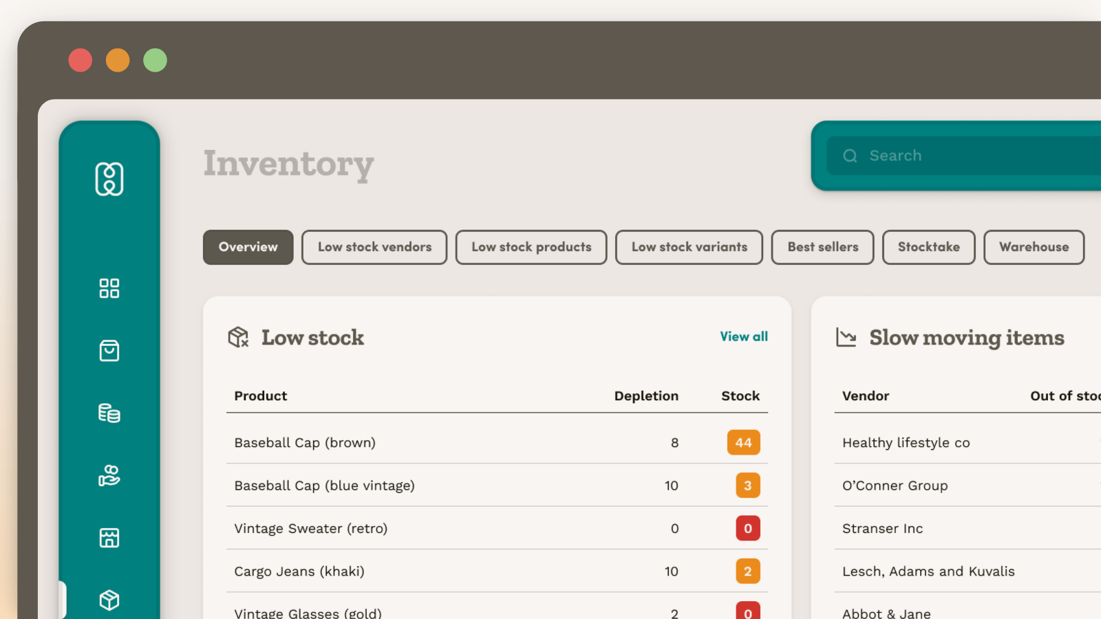 Manage your stores, warehouses, order fulfillments in one place