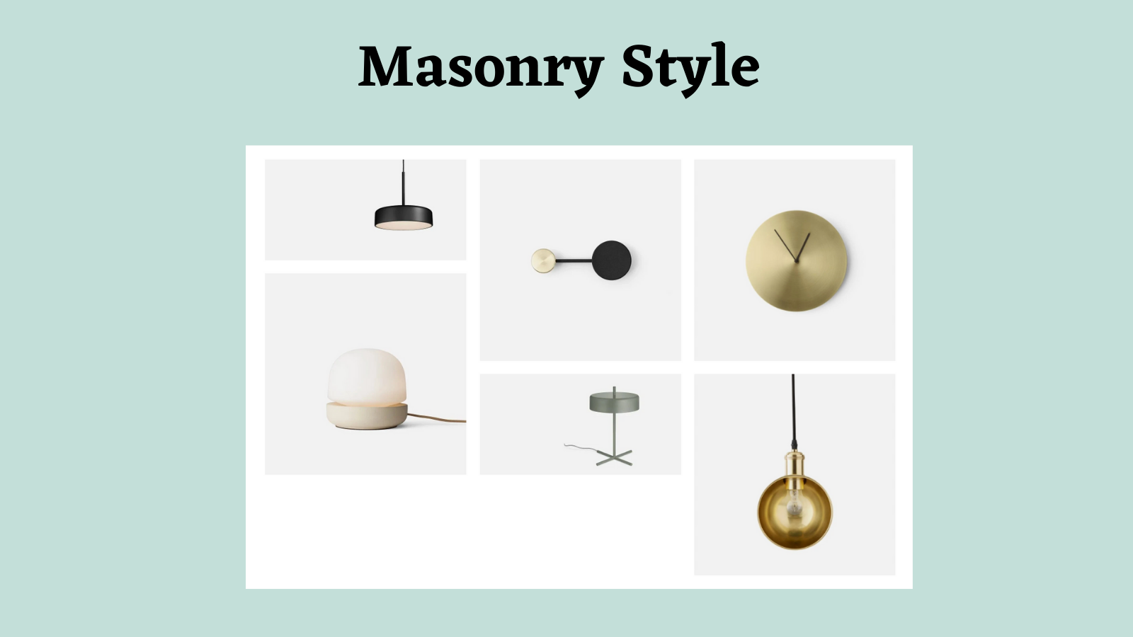 masonry style
