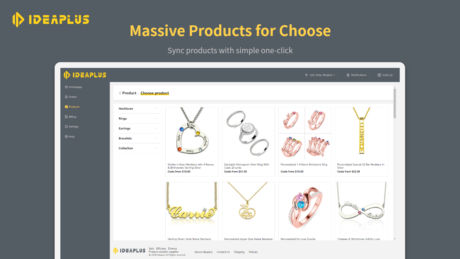 Massive products for choose
