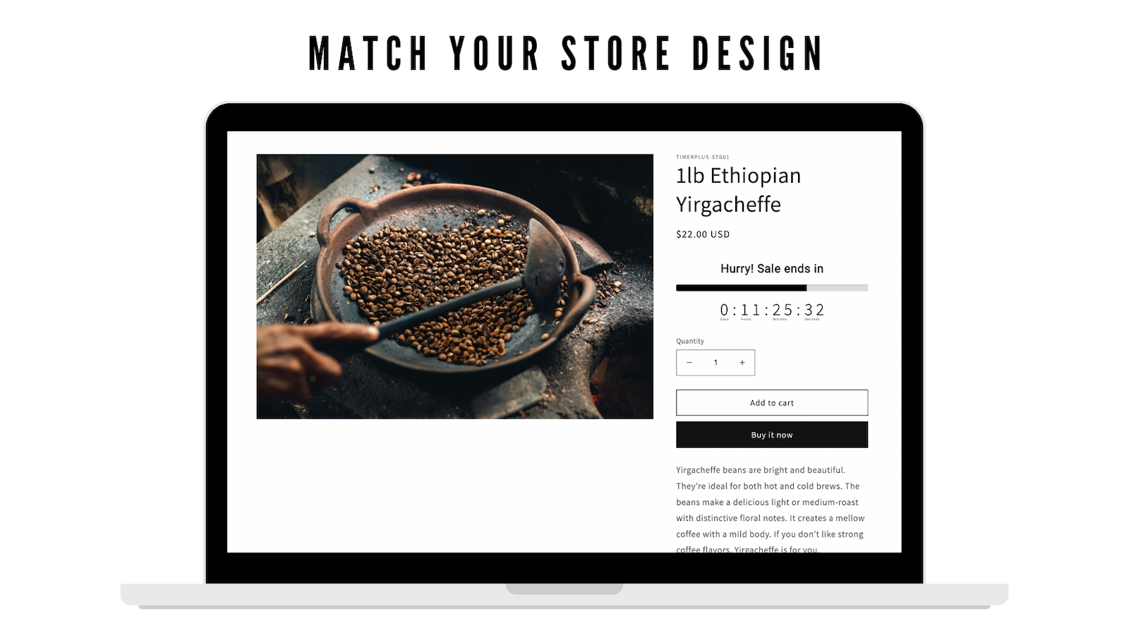 match your store design