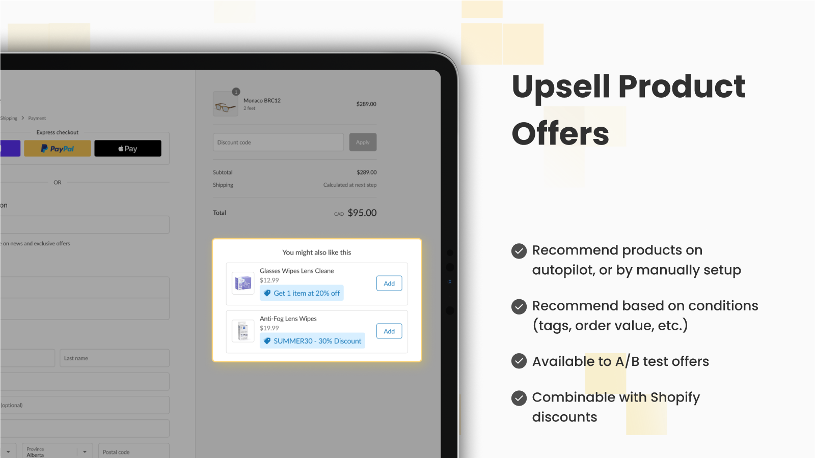 Maximize revenue on checkout page with Upsell Product Offers