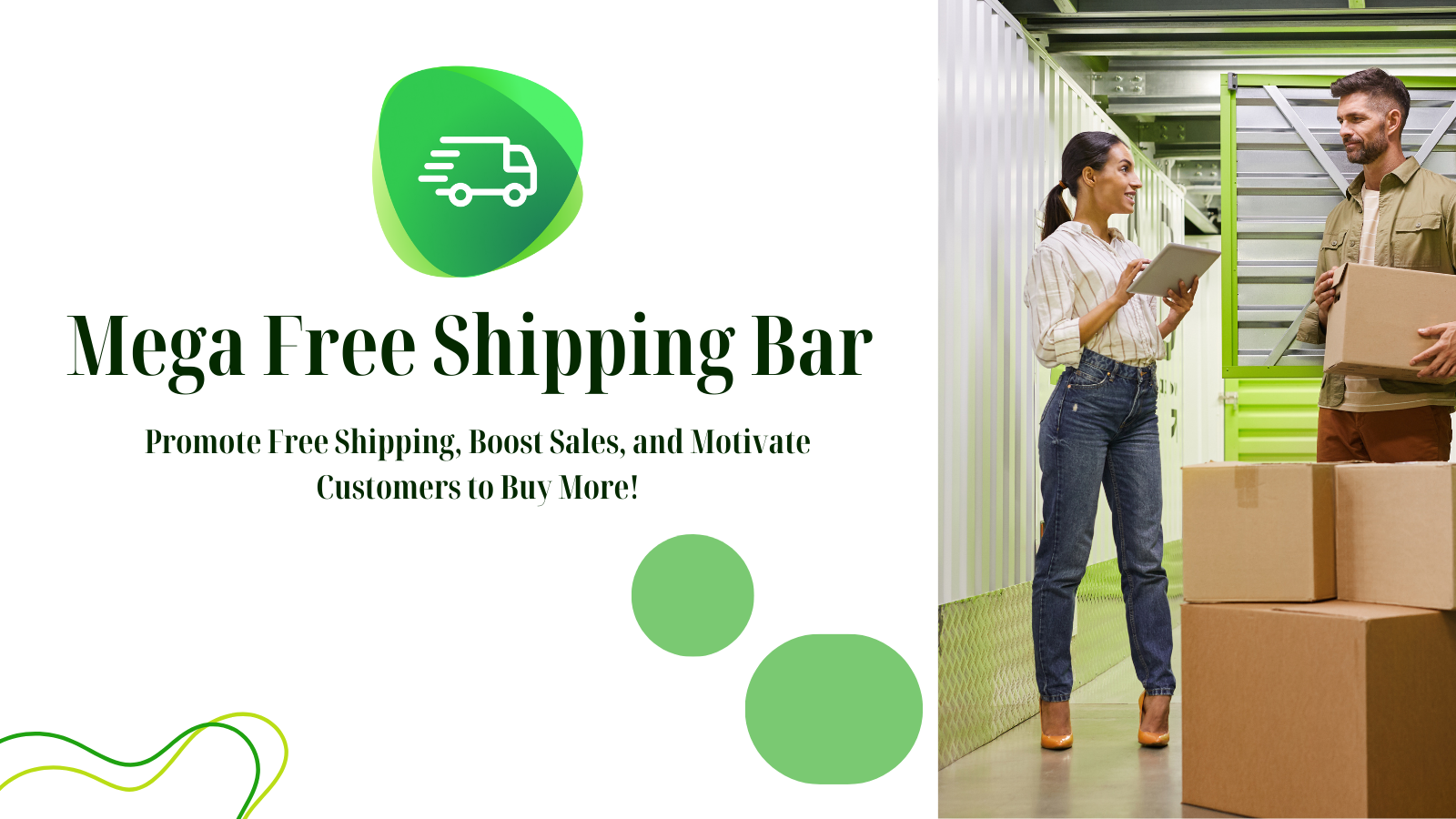 Mega Free Shipping Bar - Promote Free Shipping, Boost Sales
